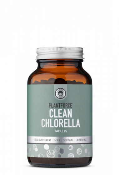 Plantforce - Chlorella - 125g/500 tabletten (250 mg)